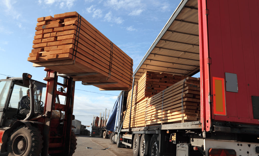 Partihandel med träprodukter