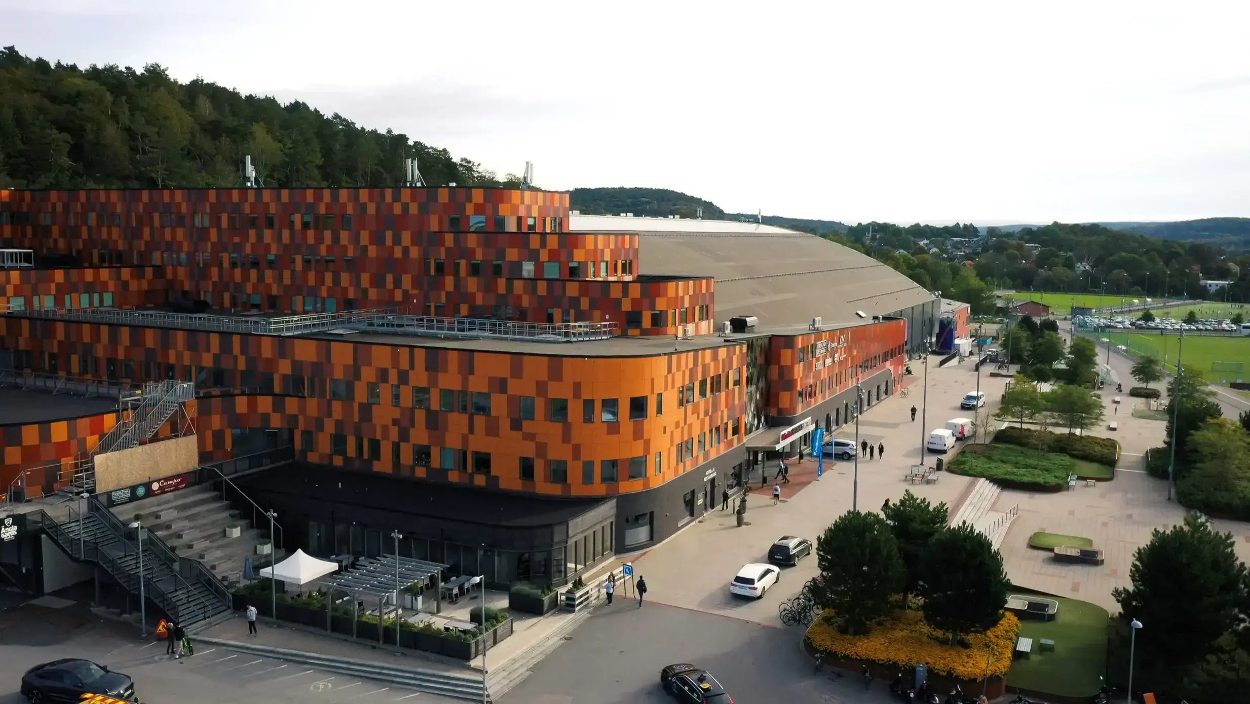 Drönarbild Prioritet Serneke arena