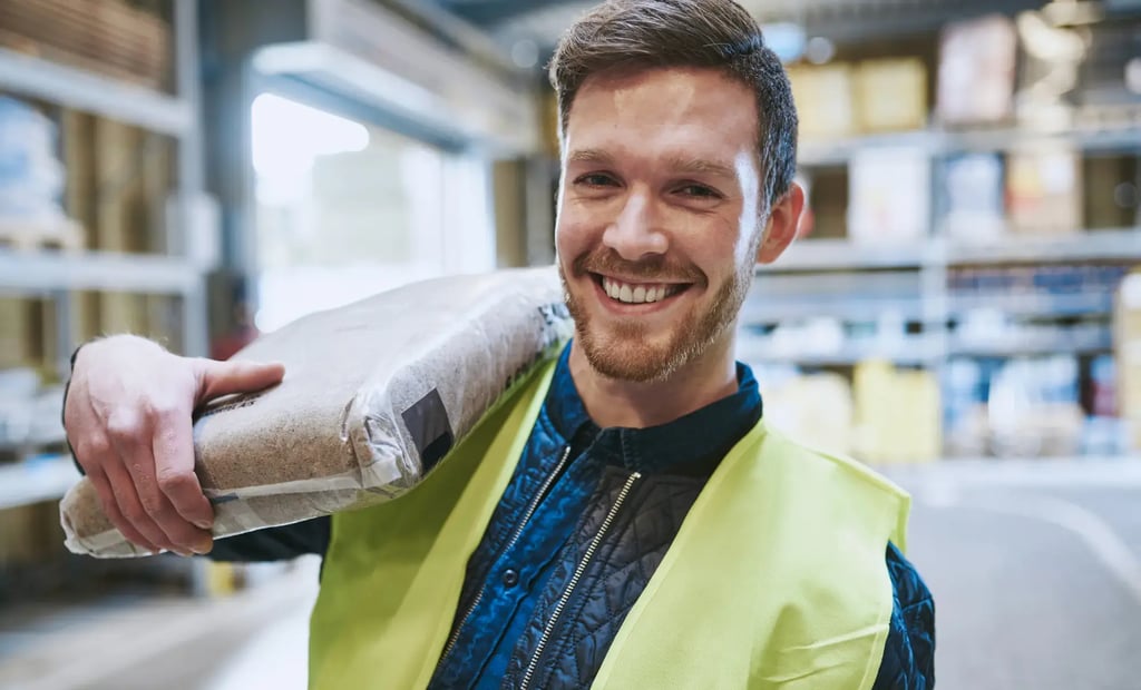 Manlig företagare tänker på kassaflöde